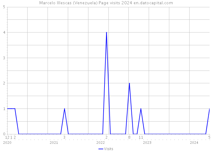 Marcelo Illescas (Venezuela) Page visits 2024 