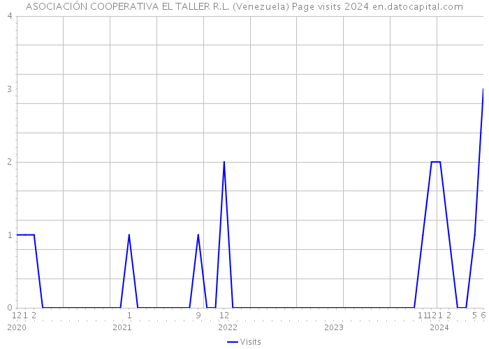 ASOCIACIÓN COOPERATIVA EL TALLER R.L. (Venezuela) Page visits 2024 
