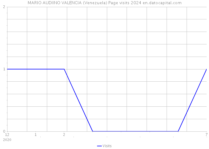 MARIO AUDIINO VALENCIA (Venezuela) Page visits 2024 