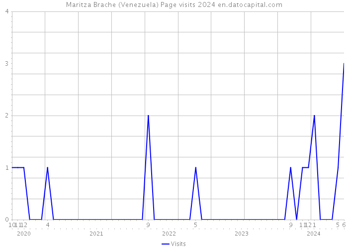 Maritza Brache (Venezuela) Page visits 2024 