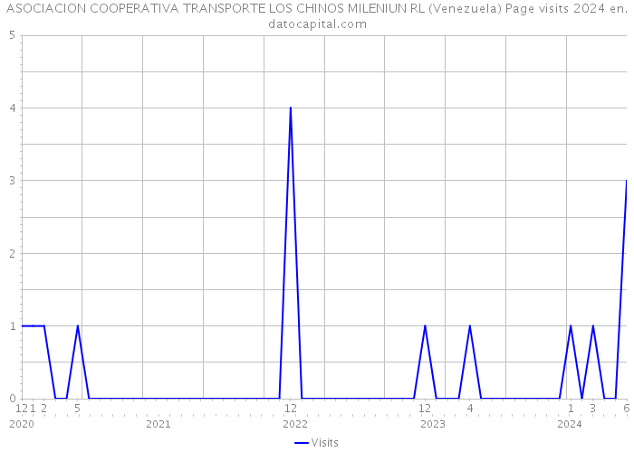 ASOCIACION COOPERATIVA TRANSPORTE LOS CHINOS MILENIUN RL (Venezuela) Page visits 2024 