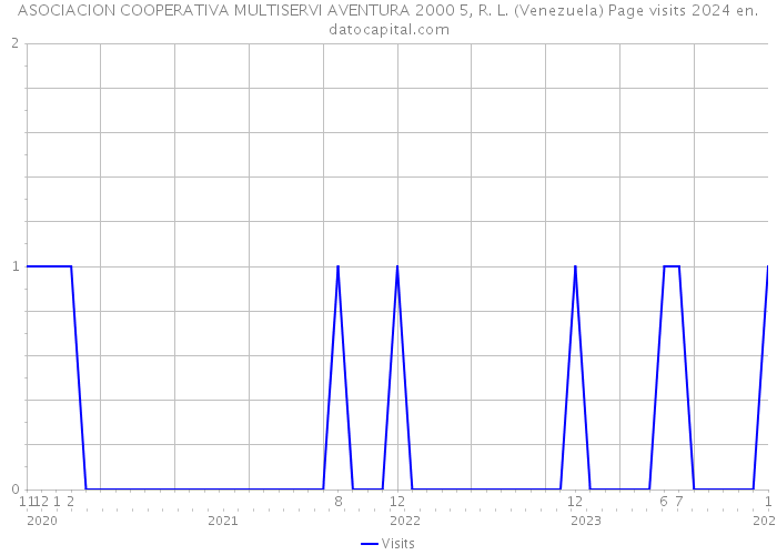 ASOCIACION COOPERATIVA MULTISERVI AVENTURA 2000 5, R. L. (Venezuela) Page visits 2024 