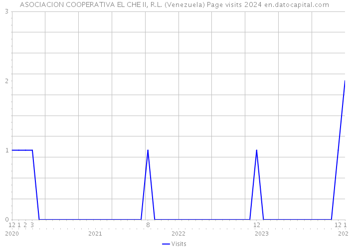 ASOCIACION COOPERATIVA EL CHE II, R.L. (Venezuela) Page visits 2024 