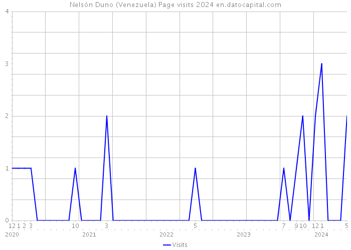 Nelsón Duno (Venezuela) Page visits 2024 