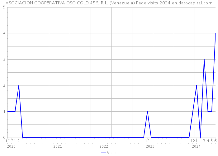 ASOCIACION COOPERATIVA OSO COLD 456, R.L. (Venezuela) Page visits 2024 