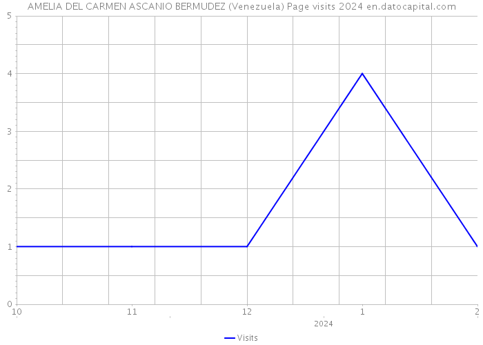 AMELIA DEL CARMEN ASCANIO BERMUDEZ (Venezuela) Page visits 2024 