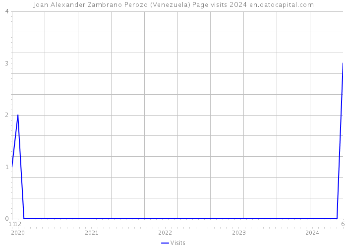 Joan Alexander Zambrano Perozo (Venezuela) Page visits 2024 