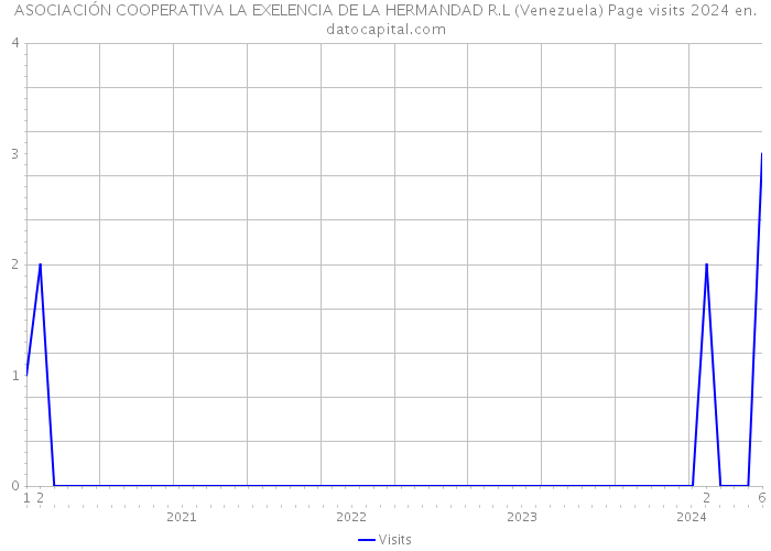 ASOCIACIÓN COOPERATIVA LA EXELENCIA DE LA HERMANDAD R.L (Venezuela) Page visits 2024 