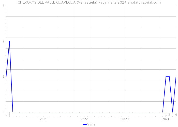 CHEROKYS DEL VALLE GUAREGUA (Venezuela) Page visits 2024 