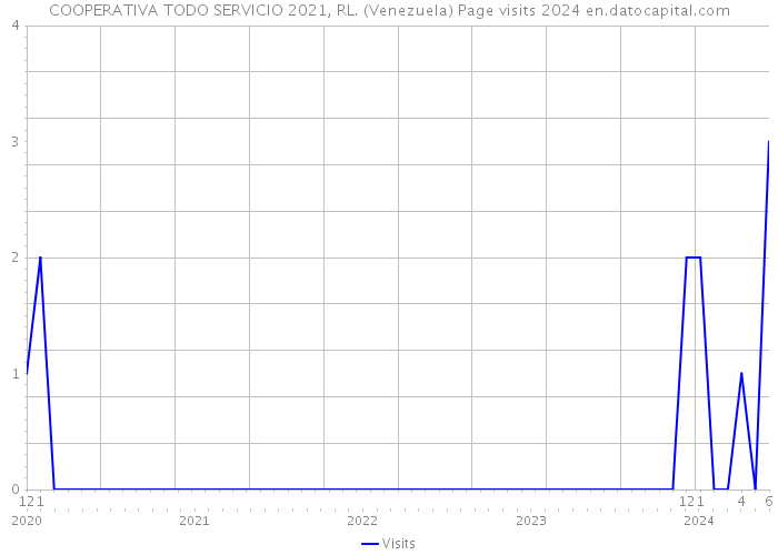 COOPERATIVA TODO SERVICIO 2021, RL. (Venezuela) Page visits 2024 