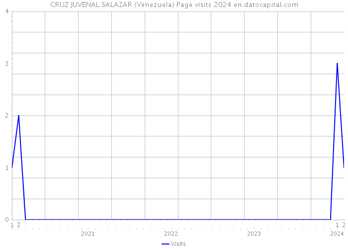 CRUZ JUVENAL SALAZAR (Venezuela) Page visits 2024 