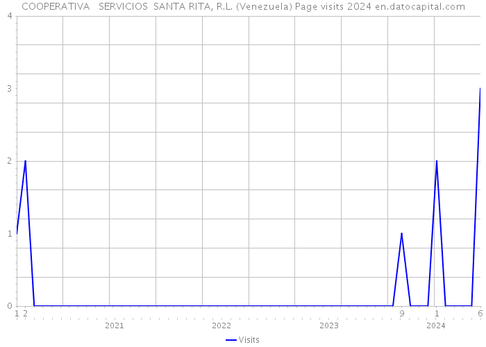 COOPERATIVA SERVICIOS SANTA RITA, R.L. (Venezuela) Page visits 2024 