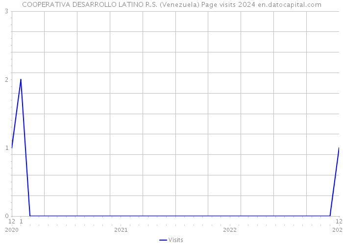 COOPERATIVA DESARROLLO LATINO R.S. (Venezuela) Page visits 2024 