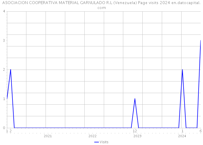 ASOCIACION COOPERATIVA MATERIAL GARNULADO R.L (Venezuela) Page visits 2024 