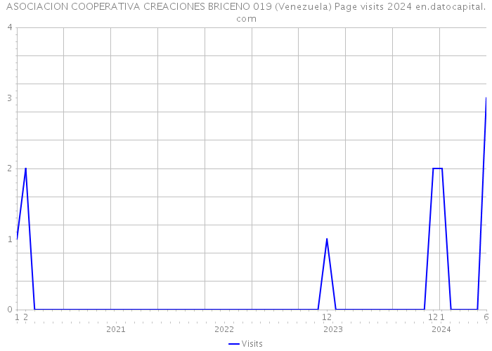 ASOCIACION COOPERATIVA CREACIONES BRICENO 019 (Venezuela) Page visits 2024 