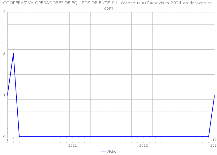 COOPERATIVA OPERADORES DE EQUIPOS ORIENTE, R.L. (Venezuela) Page visits 2024 