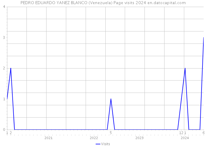 PEDRO EDUARDO YANEZ BLANCO (Venezuela) Page visits 2024 