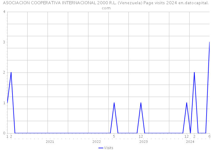 ASOCIACION COOPERATIVA INTERNACIONAL 2000 R.L. (Venezuela) Page visits 2024 
