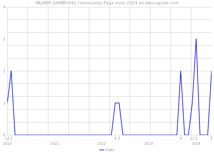 WILMER SAMBRANO (Venezuela) Page visits 2024 