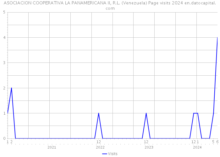 ASOCIACION COOPERATIVA LA PANAMERICANA II, R.L. (Venezuela) Page visits 2024 