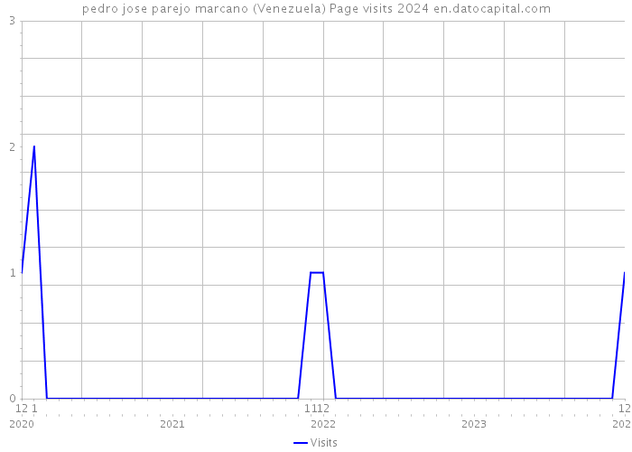 pedro jose parejo marcano (Venezuela) Page visits 2024 
