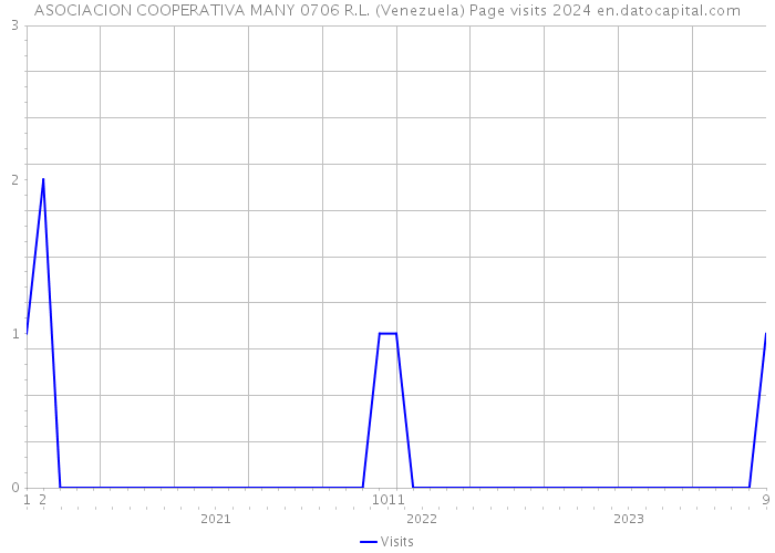 ASOCIACION COOPERATIVA MANY 0706 R.L. (Venezuela) Page visits 2024 