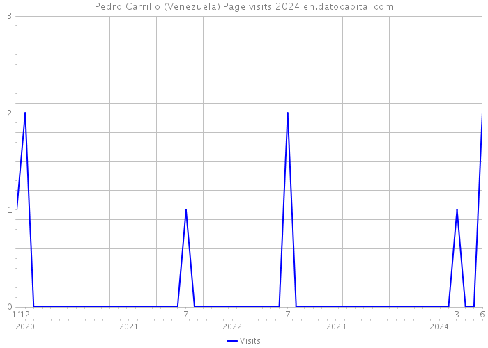 Pedro Carrillo (Venezuela) Page visits 2024 