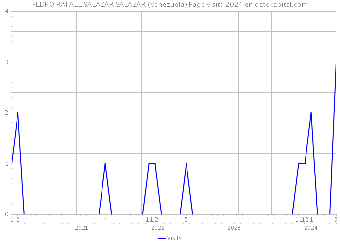 PEDRO RAFAEL SALAZAR SALAZAR (Venezuela) Page visits 2024 