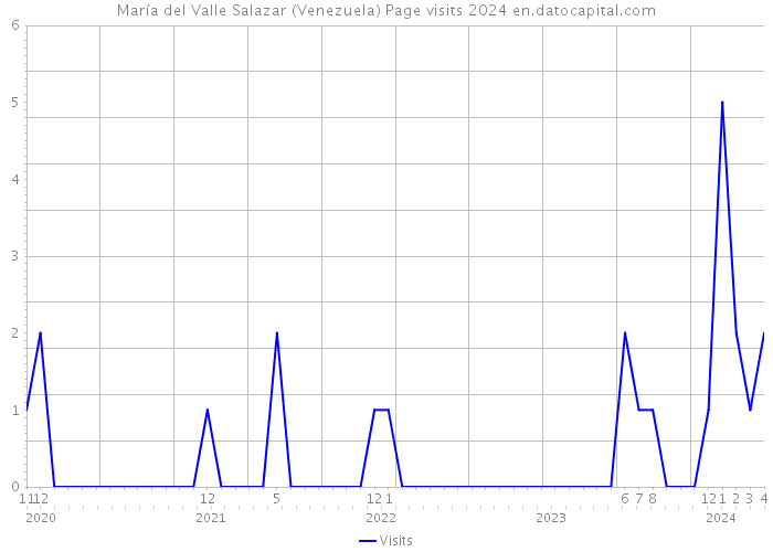 María del Valle Salazar (Venezuela) Page visits 2024 
