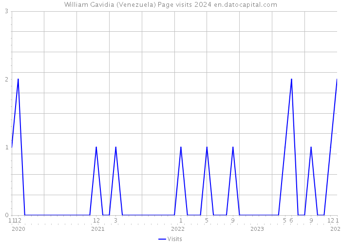 William Gavidia (Venezuela) Page visits 2024 