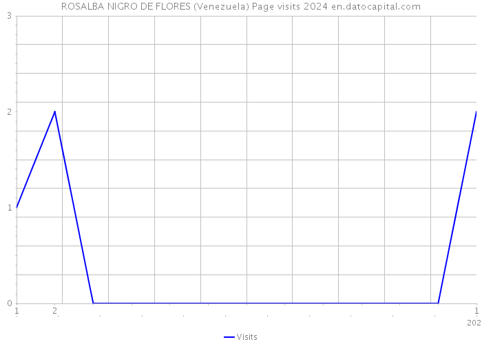 ROSALBA NIGRO DE FLORES (Venezuela) Page visits 2024 
