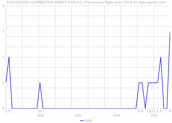 ASOCIACION COOPERATIVA SUMAT 5000 R.L. (Venezuela) Page visits 2024 