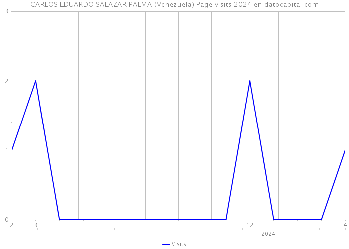 CARLOS EDUARDO SALAZAR PALMA (Venezuela) Page visits 2024 