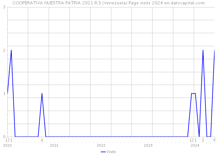 COOPERATIVA NUESTRA PATRIA 2021 R.S (Venezuela) Page visits 2024 