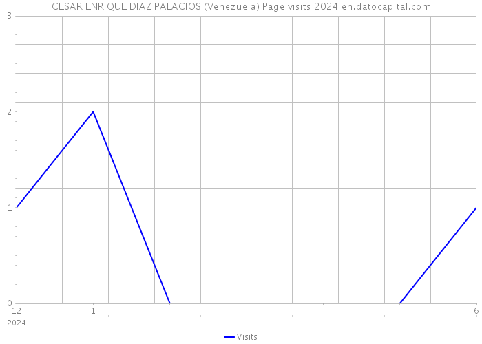 CESAR ENRIQUE DIAZ PALACIOS (Venezuela) Page visits 2024 