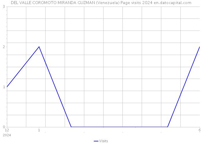 DEL VALLE COROMOTO MIRANDA GUZMAN (Venezuela) Page visits 2024 