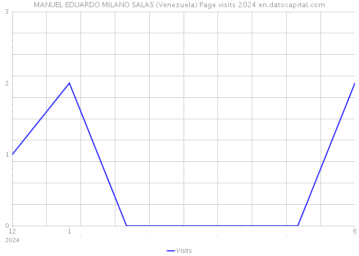 MANUEL EDUARDO MILANO SALAS (Venezuela) Page visits 2024 