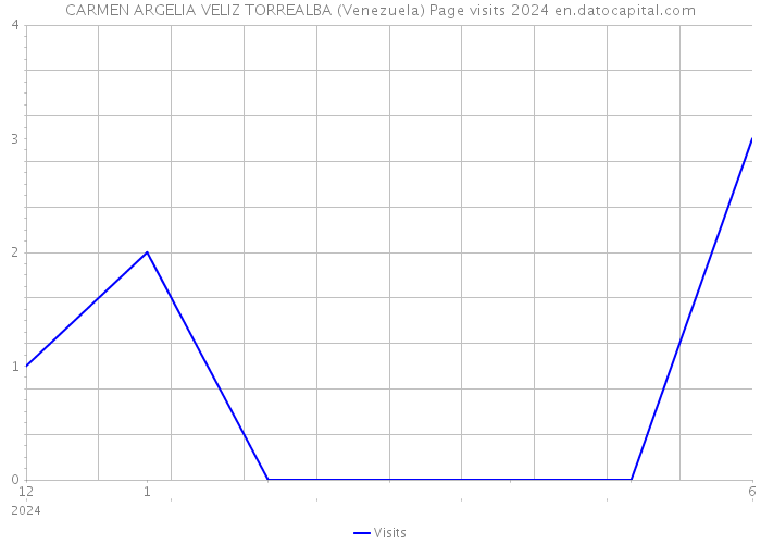 CARMEN ARGELIA VELIZ TORREALBA (Venezuela) Page visits 2024 