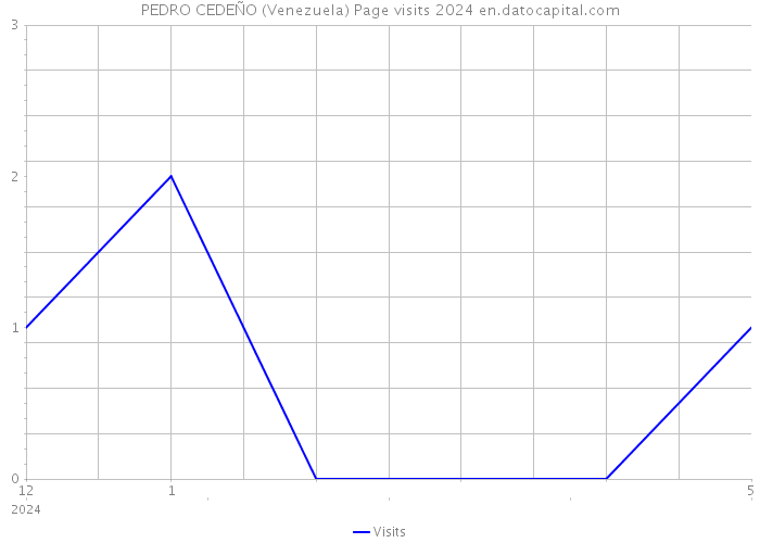 PEDRO CEDEÑO (Venezuela) Page visits 2024 