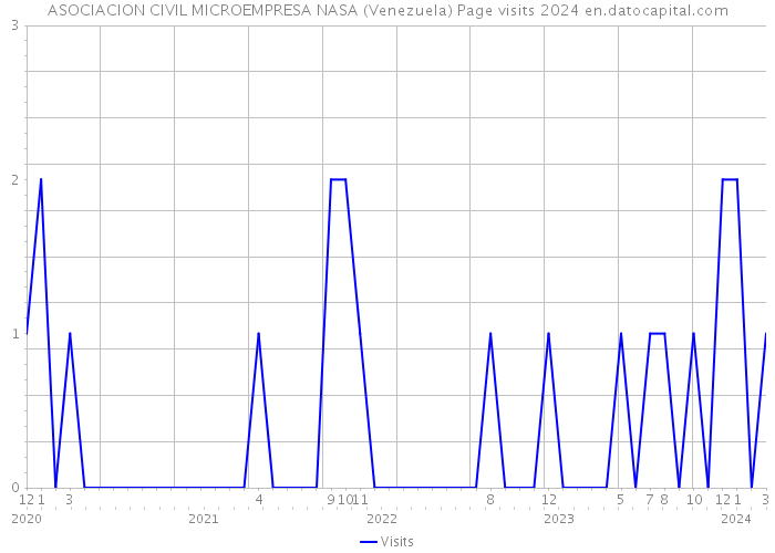 ASOCIACION CIVIL MICROEMPRESA NASA (Venezuela) Page visits 2024 
