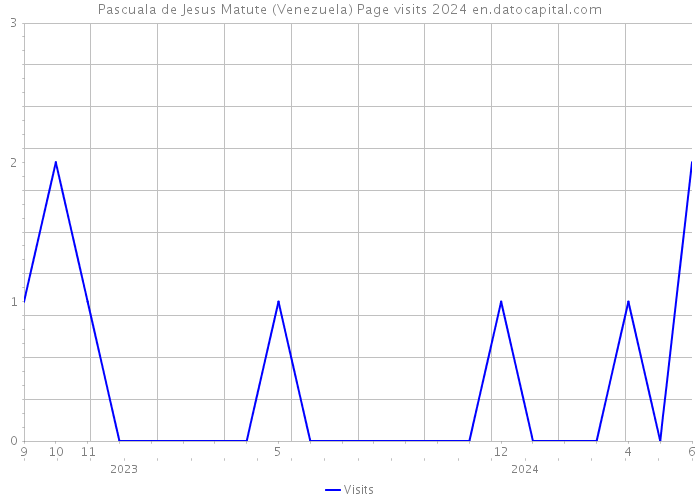 Pascuala de Jesus Matute (Venezuela) Page visits 2024 