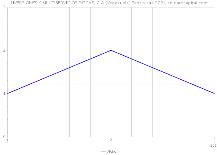 INVERSIONES Y MULTISERVICIOS DISGAS, C.A (Venezuela) Page visits 2024 