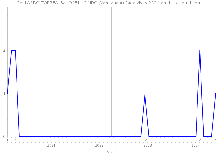 GALLARDO TORREALBA JOSE LUCINDO (Venezuela) Page visits 2024 