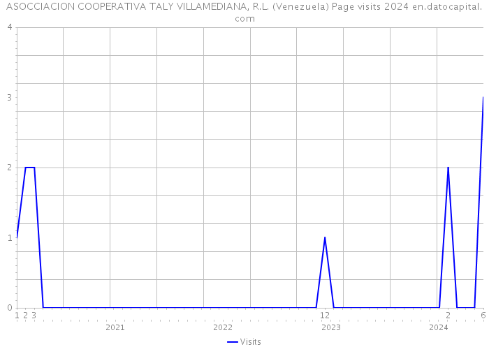 ASOCCIACION COOPERATIVA TALY VILLAMEDIANA, R.L. (Venezuela) Page visits 2024 