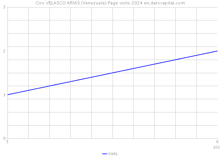 Ciro VELASCO ARIAS (Venezuela) Page visits 2024 
