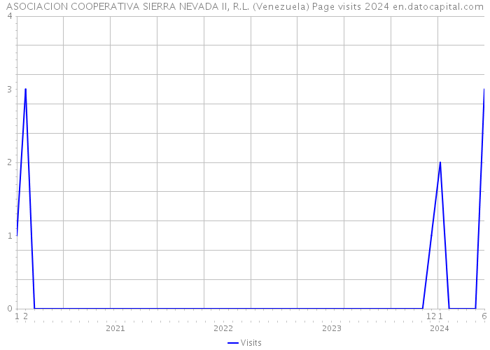 ASOCIACION COOPERATIVA SIERRA NEVADA II, R.L. (Venezuela) Page visits 2024 