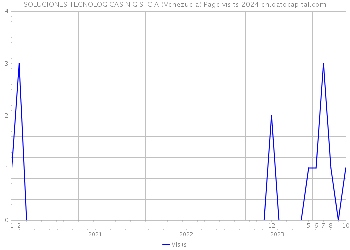 SOLUCIONES TECNOLOGICAS N.G.S. C.A (Venezuela) Page visits 2024 