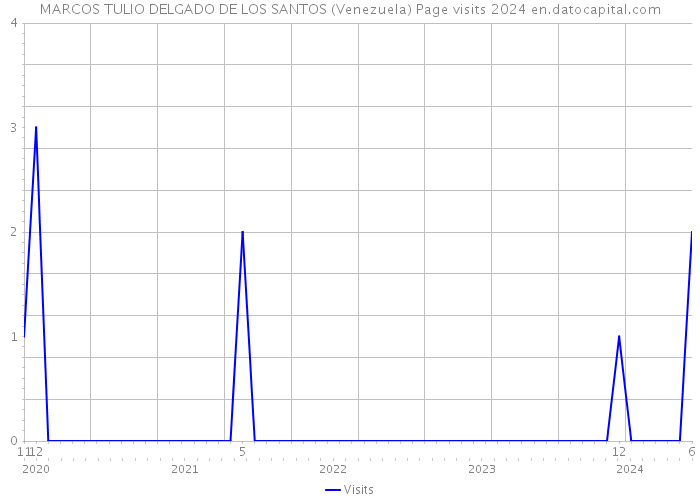 MARCOS TULIO DELGADO DE LOS SANTOS (Venezuela) Page visits 2024 