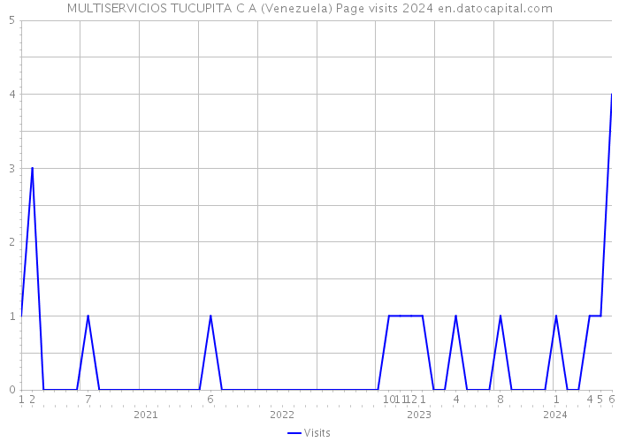 MULTISERVICIOS TUCUPITA C A (Venezuela) Page visits 2024 