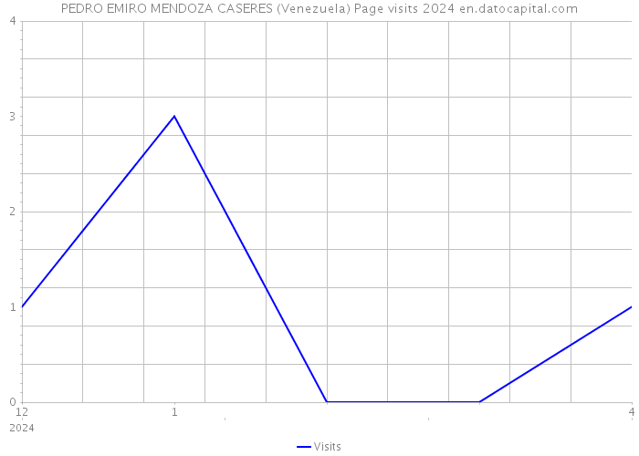 PEDRO EMIRO MENDOZA CASERES (Venezuela) Page visits 2024 